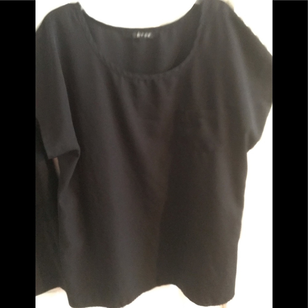 Simple black blouse